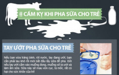 CẤM KỴ pha sữa cho trẻ, mẹ nên biết