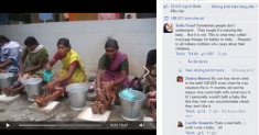 Dân mạng thế giới tranh cãi vì clip tắm bé ở Ấn Độ