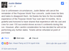 Justin Bieber ‘tấn công’ phóng viên sau khi hủy tour khiến 200 người thất nghiệp