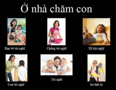 Kiếm ít tiền thì ở nhà chăm con