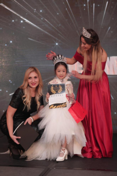 Mỹ nhân nhí 6 tuổi Hải Phòng đoạt giải Miss Eurasia 2018, quốc phục gây chú ý