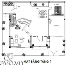Xây nhà phố 2 tầng mái dốc xinh xắn