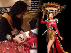 Á hậu Kiều Loan “đốt cháy” mạng xã hội với bộ trang phục Phượng Hoàng Lửa