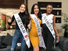 Sau hai ngày, đối thủ của Tường Linh tại Miss Intercontinental 2017 đã lộ diện