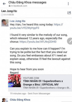 Bạn thân Hà Hồ lên tiếng vụ nhạc sĩ Hàn dọa cho người sang Việt Nam xử lý vì đạo nhạc