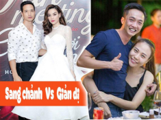 Đàm Thu Trang diện áo dài, khoe chiều cao bên ông xã “tí hon” Cường Đô La trong đám hỏi