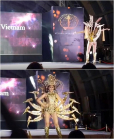 Dát vàng cho bộ quốc phục, Ngân Anh vẫn tiếp tục... bại trận tại Miss Intercontinental 2019