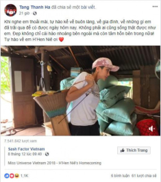 Được Hà Tăng ngưỡng mộ sau hành trình HHHV, và đây là phản ứng của H‘Hen Niê!