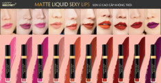 Lưu giữ cung bậc cảm xúc tình yêu với son lì không trôi Matte Liquid Sexy Lips