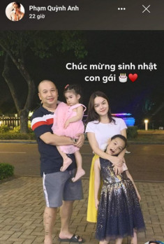 Phạm Quỳnh Anh và chồng cũ tổ chức sinh nhật cho con gái, biểu cảm gương mặt gây chú ý