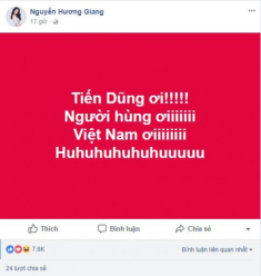 Sau khi cổ vũ cuồng nhiệt cho U23 Việt Nam, Hương Giang cũng bắt đầu hành trình thi Hoa hậu