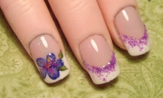 Vẽ nail hoa đơn giản, dễ làm