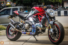 Ducati Monster 821 siêu chất trong bản độ đầy độ hiệu