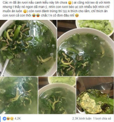 Bị chê kinh dị, nhưng cô gái quyết nấu canh kiểu này, dân mạng nhìn thấy tái cả mặt