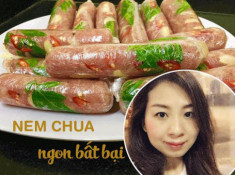 Chiều chiều tự làm nem chua rán ăn chơi cần gì ra hàng tốn kém