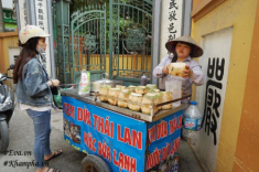 Cô gái thu lượm ve chai mở bán kem dừa Thái chỉ 25k/phần ‘đầy ú ụ’ nườm nượp khách qua