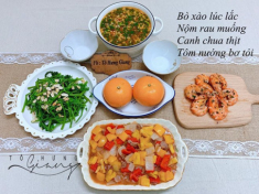 Mẹ 2 con gợi ý thực đơn cả tuần tuyệt ngon, chị em tha hồ lựa chọn đỡ phải nghĩ