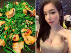 Mẹ 2 con nóng bỏng nhất showbiz nấu nướng, dân tình khen “đến kho cá thôi cũng đẹp nữa”