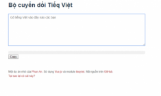 Bật mí bộ chuyển đổi có thể giúp bạn chuyển đổi bất cứ nội dung nào từ Tiếng Việt sang ‘Tiếq Việt’