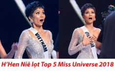 Biểu cảm để đời của H‘Hen Niê khi được gọi tên trong Top 5 Miss Universe đủ để điểm lại loạt sự kiện chấn động trong năm qua