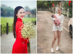 Hoa khôi sinh viên 21 tuổi mang bầu, con gái 1 tuổi được khen nức lời “xinh hết phần mẹ”
