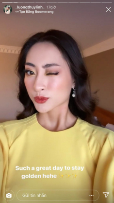 Miss World: Lương Thuỳ Linh makeup sương sương đi ăn với đôi mắt loang màu xuất sắc