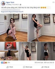 Trổ tài pose dáng, Ngọc Trinh khiến dân tình mê mẩn vì quá đẹp