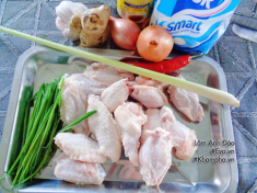 Cánh gà xào mặn ngon cơm ngày mát trời