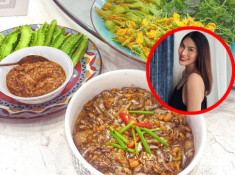 Chồng đại gia than nấu ăn mất 1,5 tiếng, “mẹ bỉm sữa” Lan Khuê kêu mệt vì bày bừa