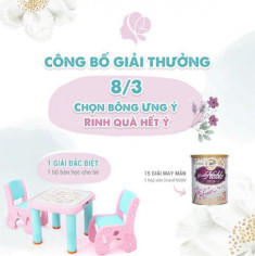 Công bố kết quả chương trình game 8/3 “Chọn bông ưng ý - Rinh quà hết ý”