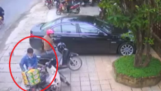 Cộng đồng truy tìm thanh niên đi SH “tiện tay” trộm 3 thùng bia trên xe của một người phụ nữ