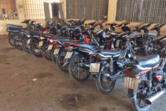 CSGT “ém quân” bắt giữ 19 mô tô các loại cùng 16 thanh thiếu niên về trụ sở