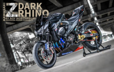 Kawasaki Z800 độ đầy đỉnh cao với phiên bản Dark Rhino