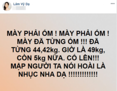 Lâm Vỹ Dạ quyết tâm giảm cân vì quá mập, Hoài Linh liền phán câu khiến bao người suy ngẫm