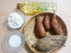 Thử làm món khoai lang tẩm bột chiên giòn thơm lừng góc bếp