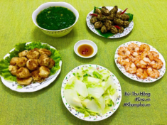 Thực đơn cơm tối nhiều món ngon cho cả nhà