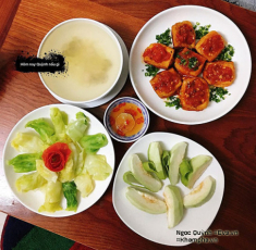Trầm trồ với những mâm cơm 1 người đến cọng rau cũng chỉn chu của 9x độc thân xinh xắn