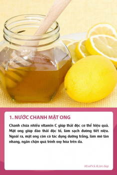 5 loại nước cứ chăm uống vào sáng sớm giúp thải độc, hết dịch da nàng bật tông trắng hồng
