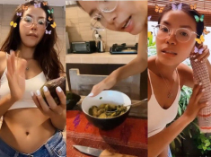 Bị kẹt ở đảo Bali, Minh Tú chuyển sang dưỡng da thiên nhiên với toàn nguyên liệu rẻ tiền