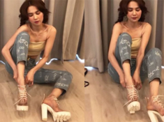 Học mỹ nhân xưa “ăn sâu”, Ngọc Trinh vớt vát được dung nhan đỉnh cao dù gầy trơ xương