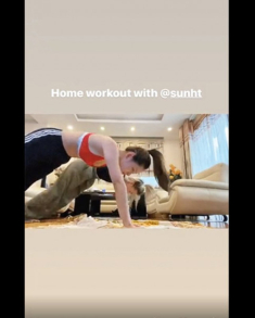 Muôn kiểu tập luyện mùa dịch của sao: H’Hen Niê chạy bộ khắp buôn, Chi Pu workout tại nhà