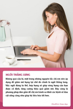 Ngồi làm việc liên tục mà lơ là 5 nguyên tắc này, chưa hết dịch mỡ bụng đã xếp ngấn
