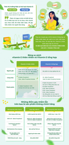 Bỏ túi cách nhận biết Vitamin E chính hãng