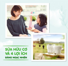 4 lợi ích đáng ngạc nhiên của sữa hữu cơ với sức khỏe của trẻ, mẹ đã biết chưa?