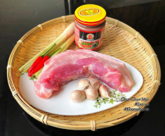 Ba chỉ xào mắm ruốc Huế ngon cơm đến hạt cuối cùng