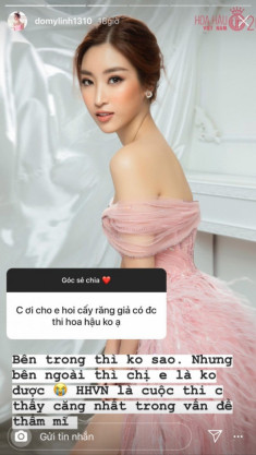 Đỗ Mỹ Linh: Hoa hậu Việt Nam là cuộc thi căng nhất trong vấn đề phẫu thuật thẩm mỹ