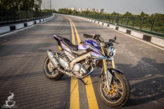 Fz150i độ khủng của biker Sài Gòn