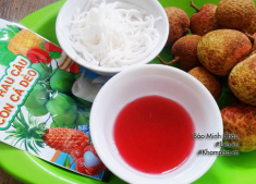Làm thạch vải trông tưởng khó mà hóa ra cực dễ