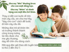 Muốn con gái sau này thành công, hạnh phúc, bố mẹ càng phải “tàn nhẫn” từ nhỏ