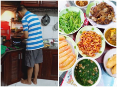 Những mâm cơm nhìn đã thấy “mát ruột mát gan” ngày hè của mẹ dược sĩ đảm đang Hà Nội